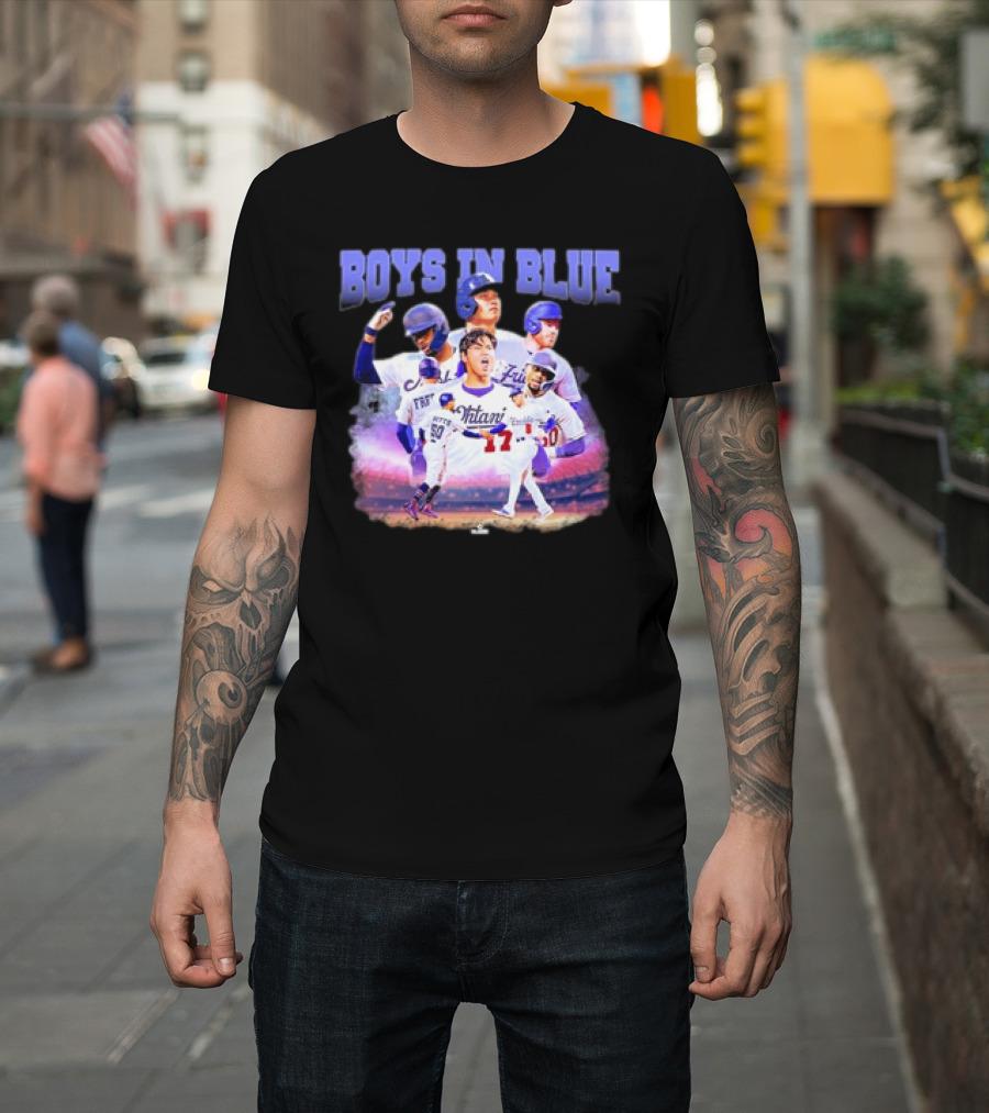 Boys In Blue Los Angeles Dodgers 2024 World Series Champions T-Shirt
