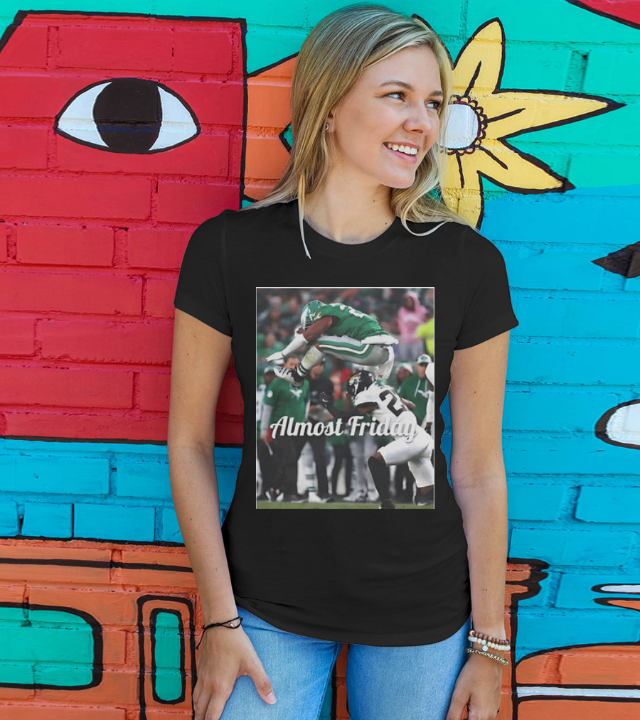 Almost Friday Saquon Barkley Hurdle Over Philadelphia Eagles T-Shirt