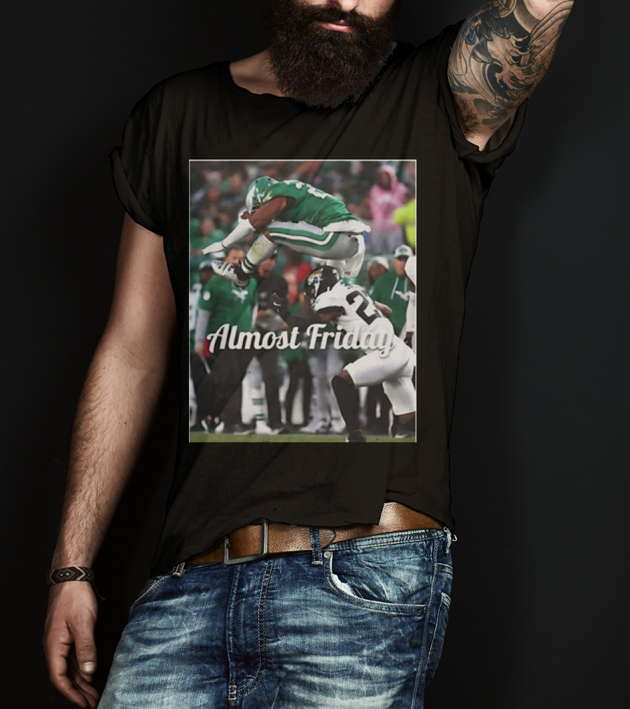 Almost Friday Saquon Barkley Hurdle Over Philadelphia Eagles T-Shirt