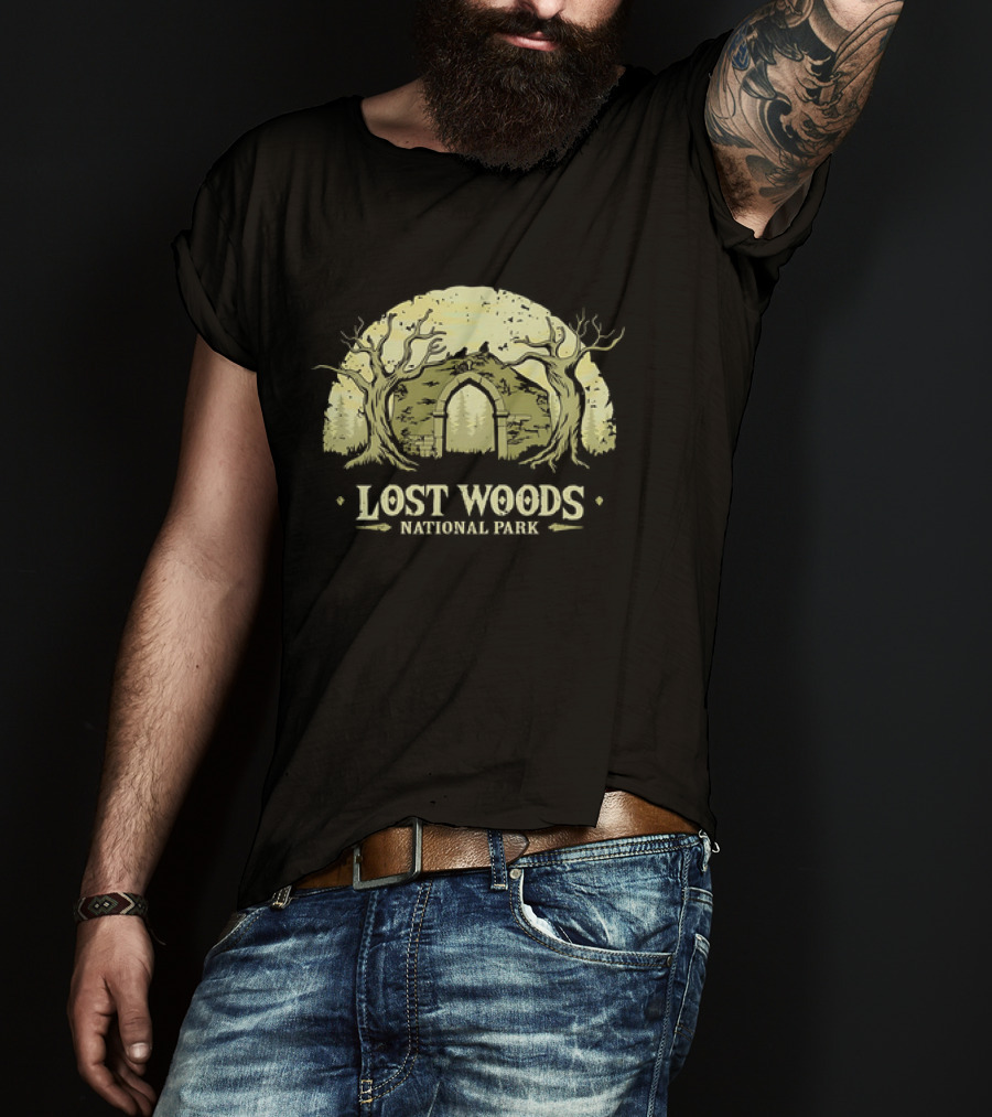 Legend Of Zelda Lost Woods National Park Adventure T-Shirt