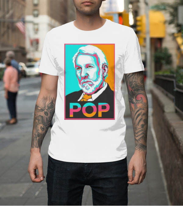 Shirt: Raul Dominguez Jr Pop Retro Gregg Popovich T-Shirt Raul Dominguez Jr Pop Retro Gregg Popovich T-Shirt
