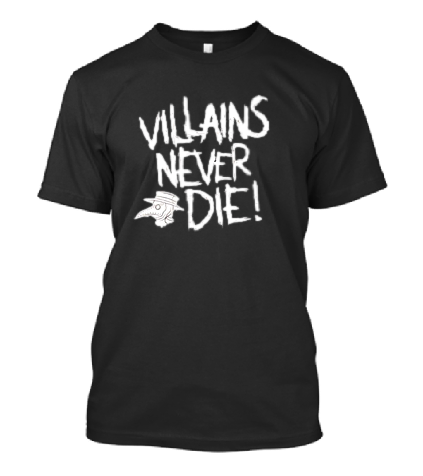 Villains Never Die Plague Doctor Mask T-Shirt