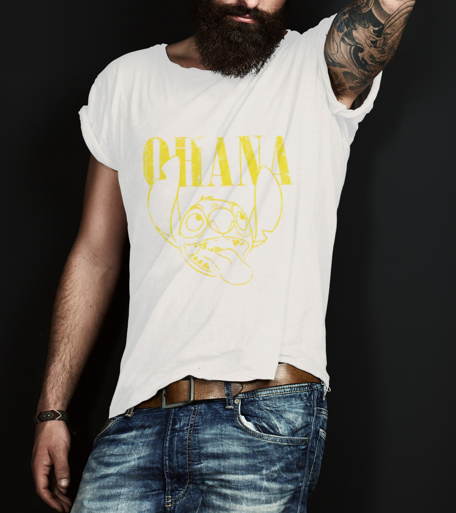 Ohana Stitch Nirvana Collaboration T-Shirt