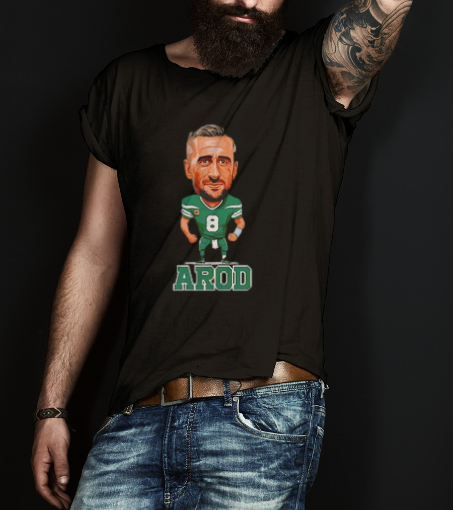 Vintage Aaron Rodgers AROD New York Jets Football Fan T-Shirt