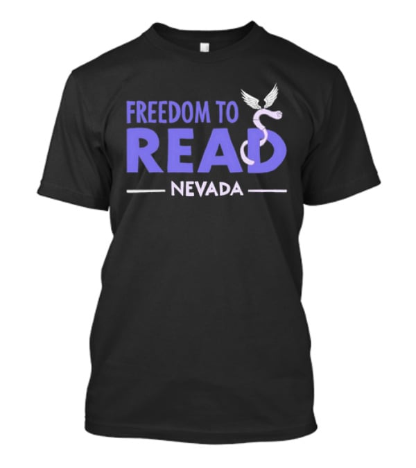 Freedom To Read Nevada Serpent With Wings T-Shirt