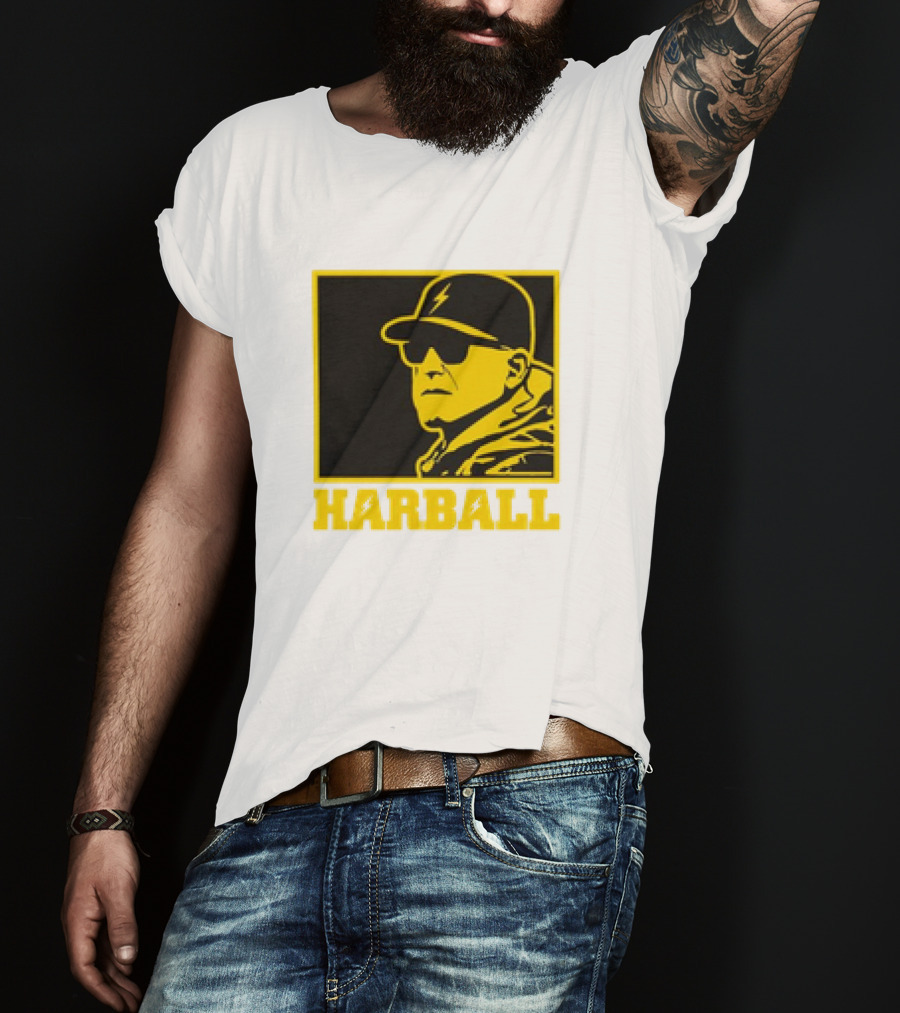 Chargers Harball NFL Royal Jim Harbaugh Los Angeles T-Shirt