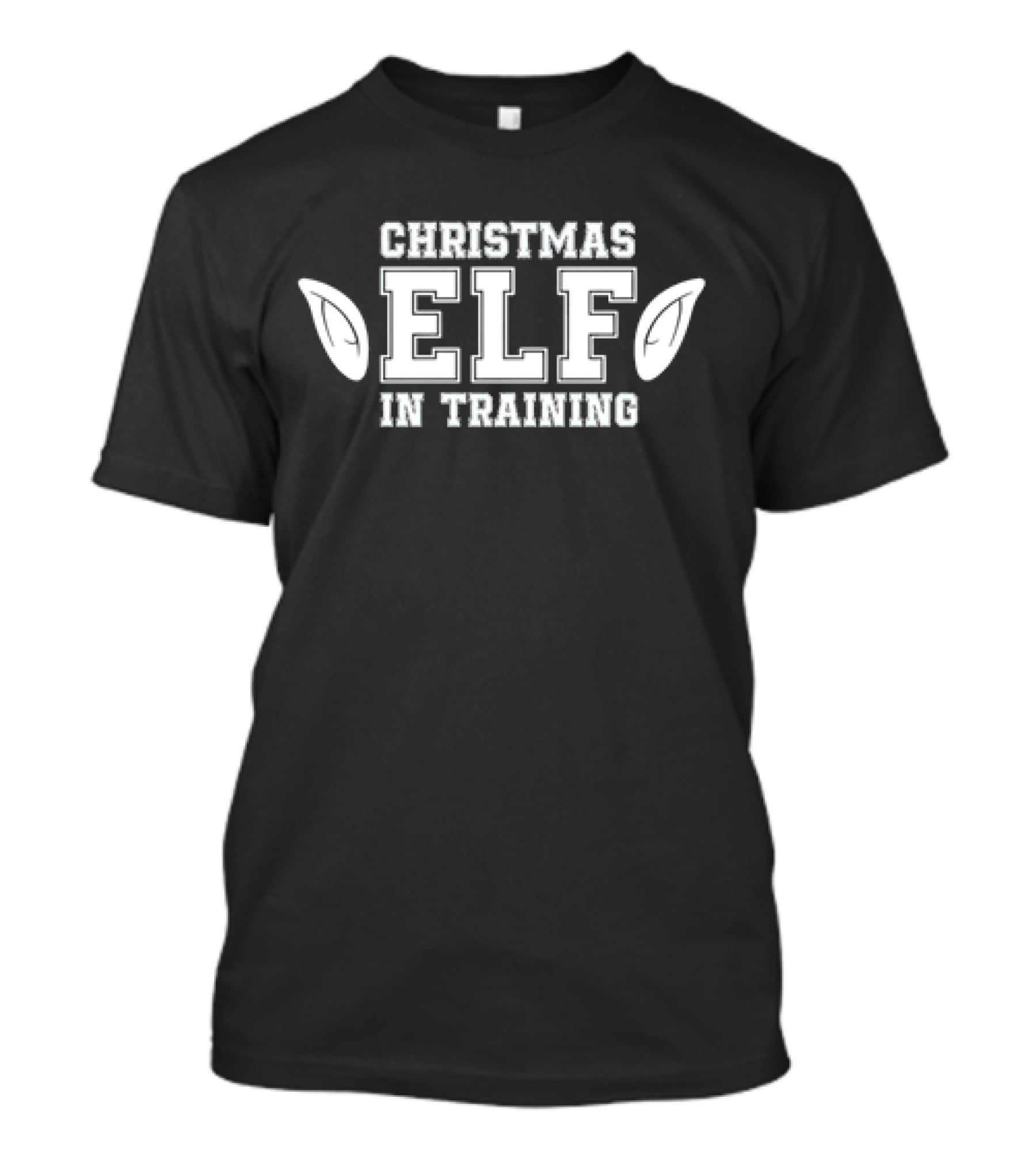 Christmas Elf In Training With Leaf Accents T-Shirt