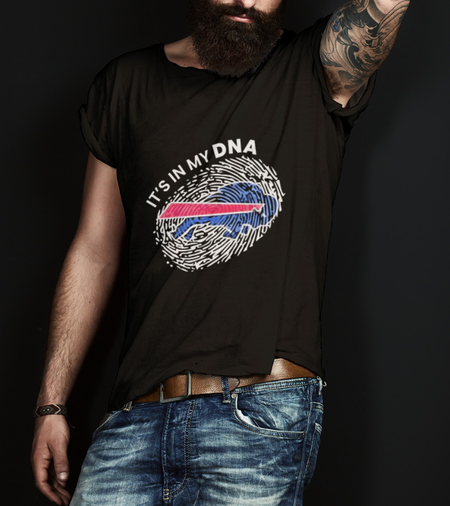Buffalo Bills It's In My DNA Fingerprint T-Shirt