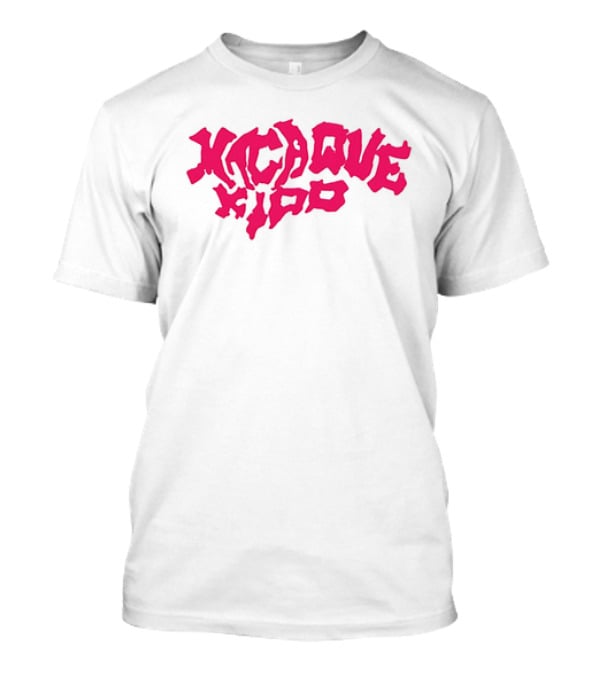 Macaque Kido Bold Pink Text T-Shirt