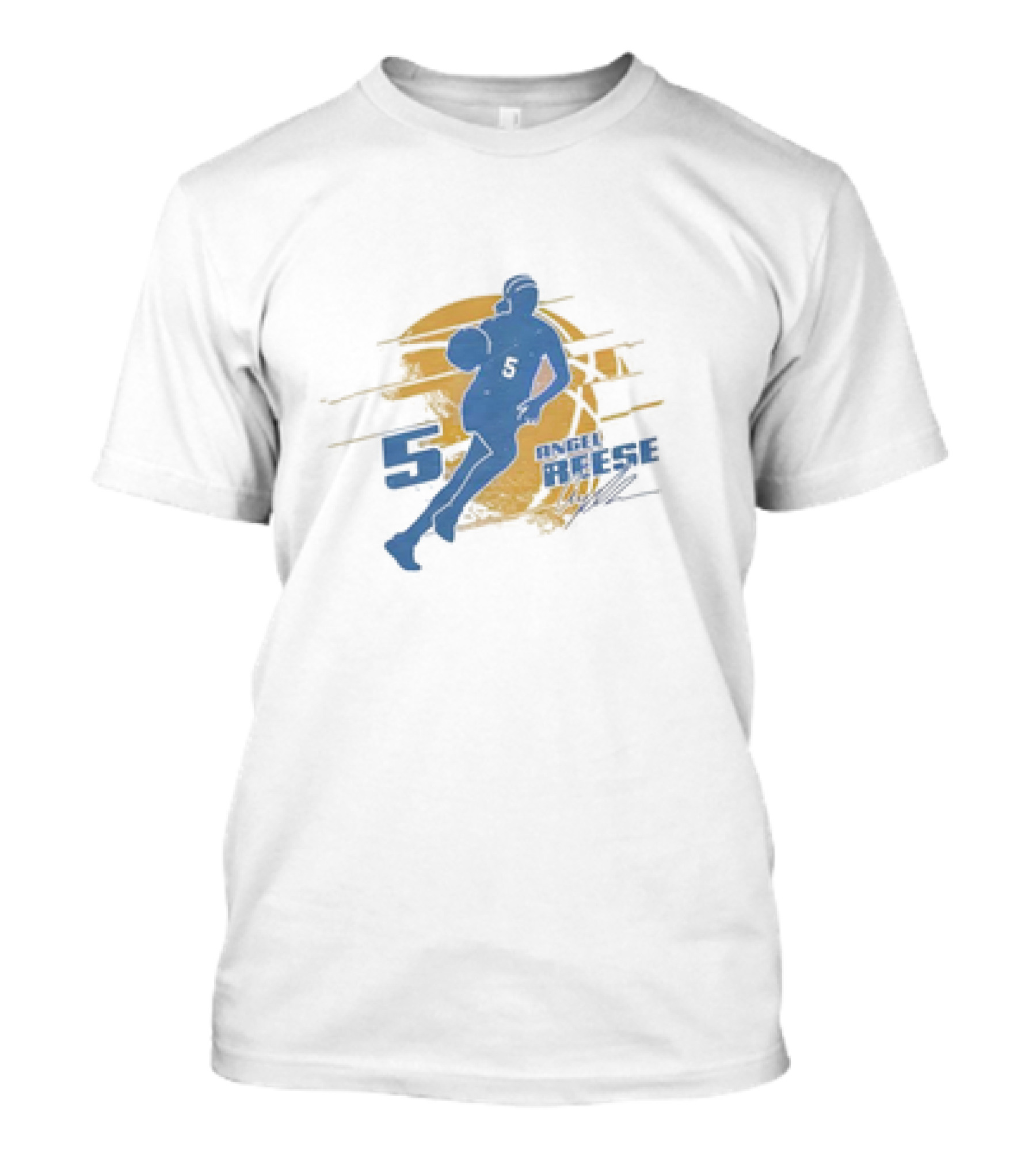 Angel Reese Basketball Signature 5 Chicago T-Shirt