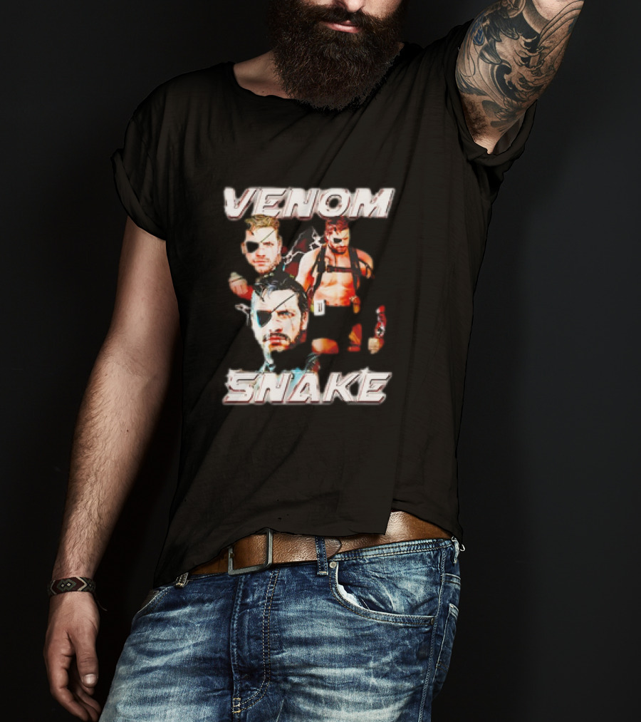 Venom Snake Vintage Stealth Warrior T-Shirt