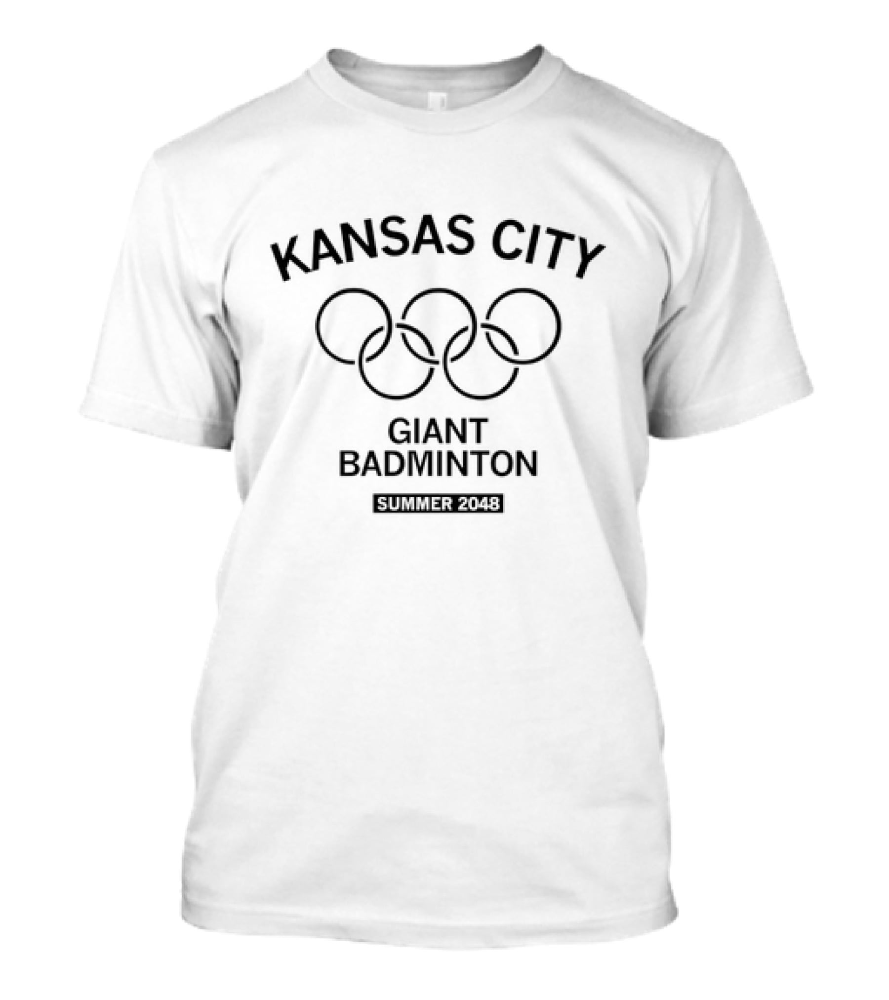 Kansas City Olympic Rings Giant Badminton Summer 2048 T-Shirt