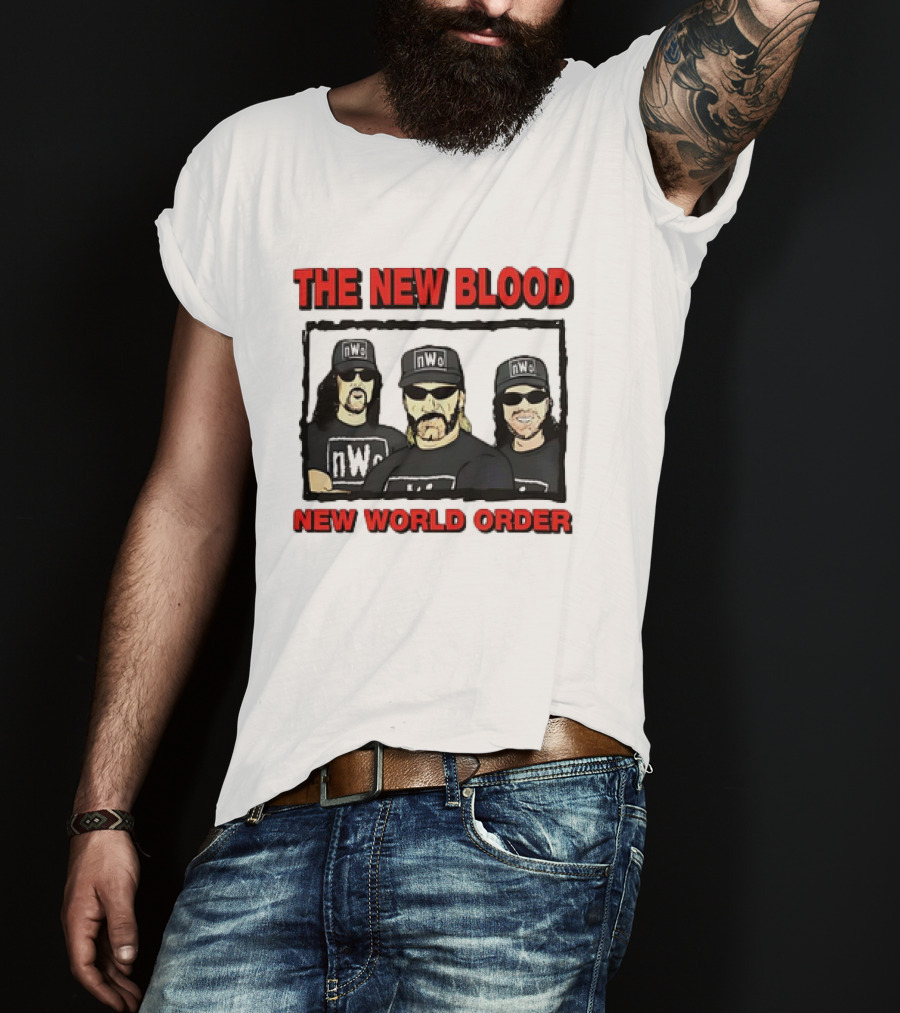 The New Blood NWo New World Order Group Homage T-Shirt