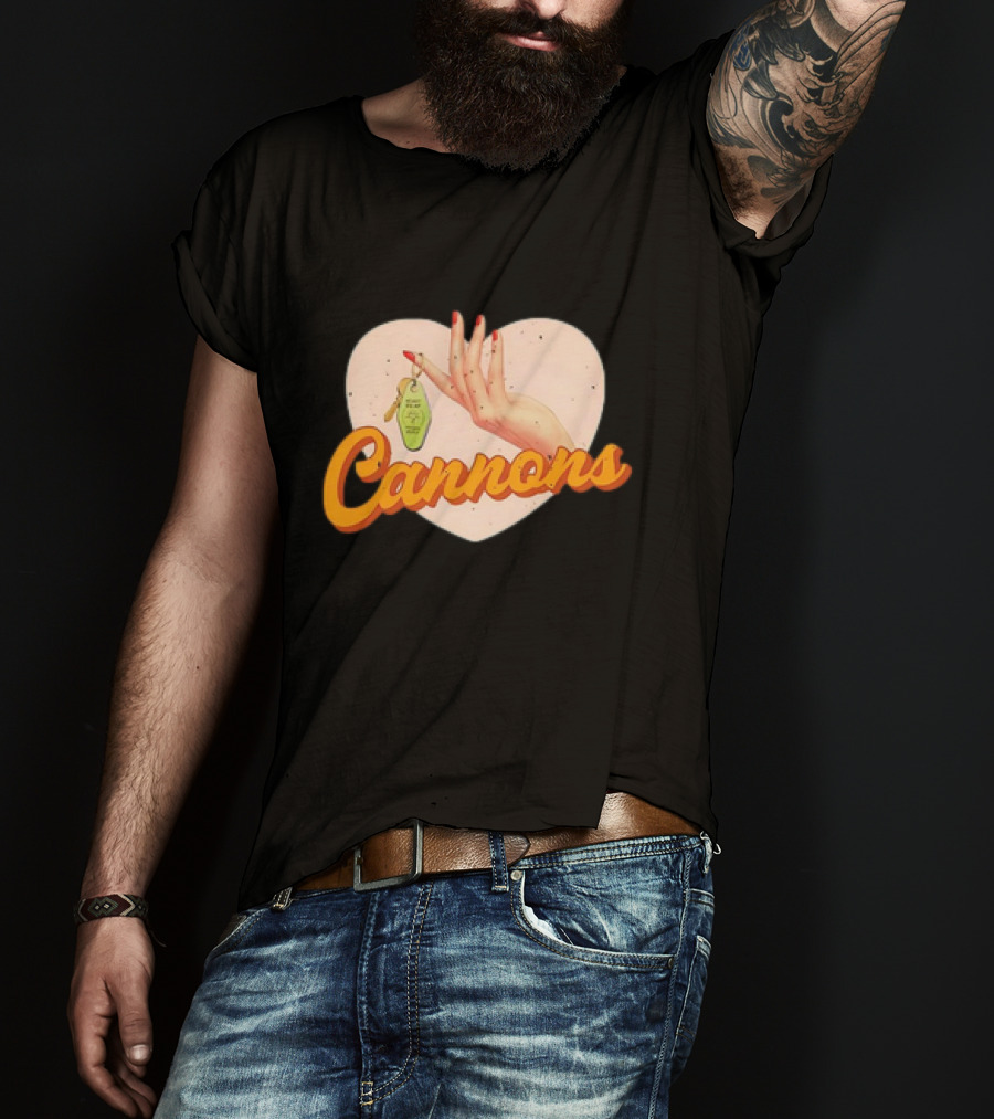 Cannons Vintage Motel Key Heart T-Shirt