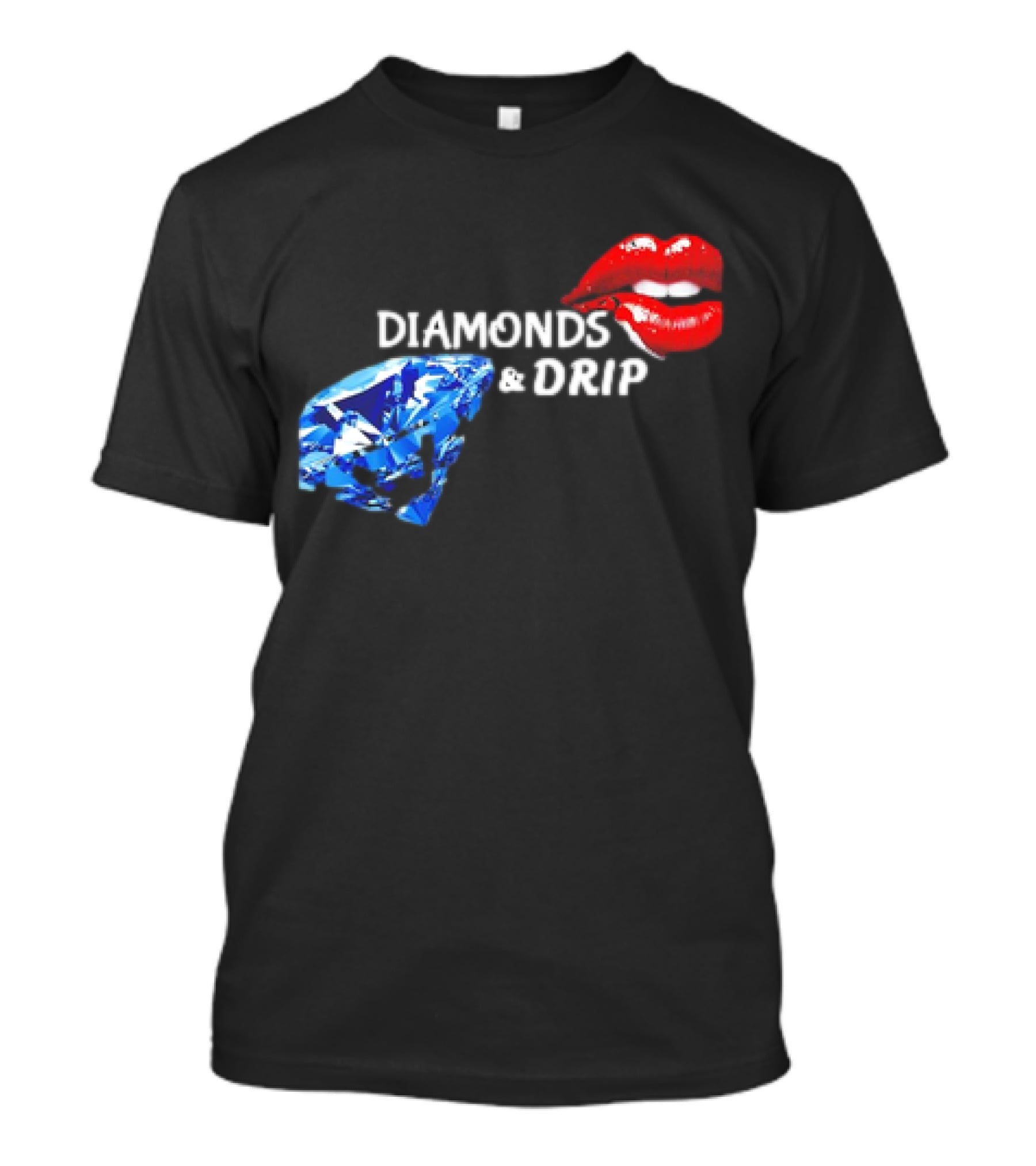 Diamonds And Drip Lips Of Seduction Classic T-Shirt