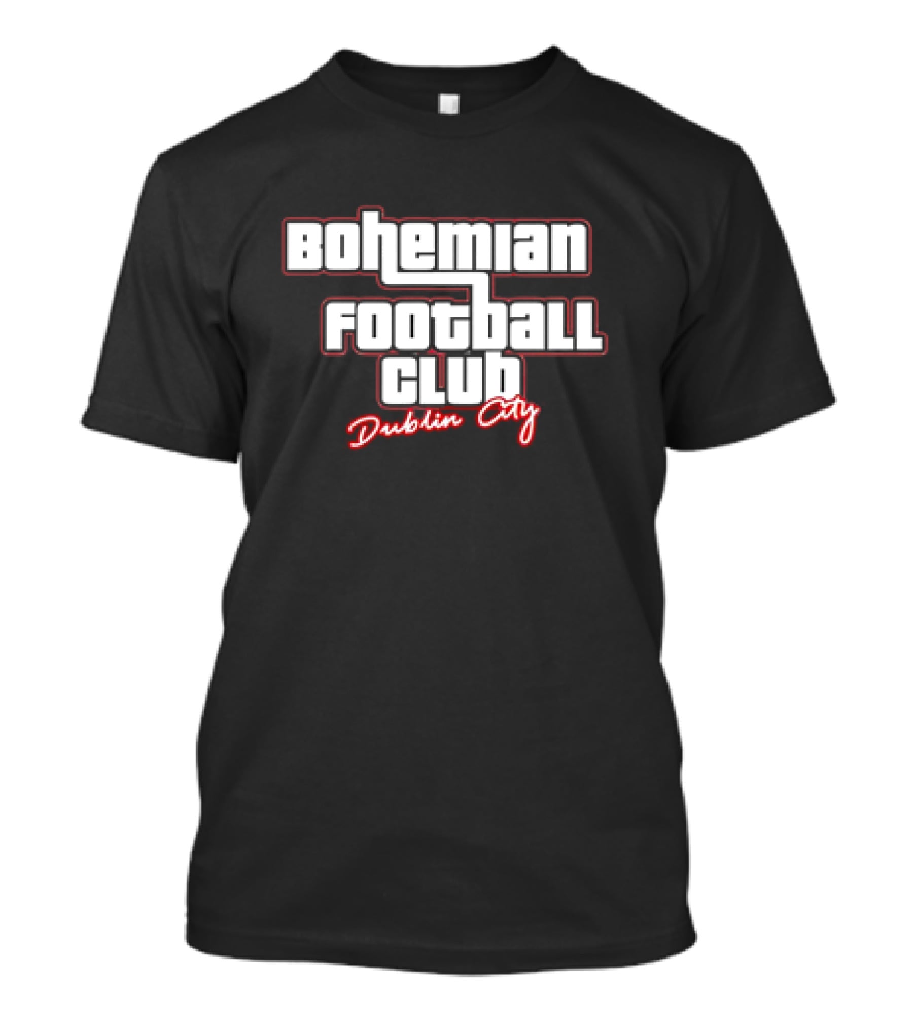 Bohemian Football Club Dublin City Text T-Shirt