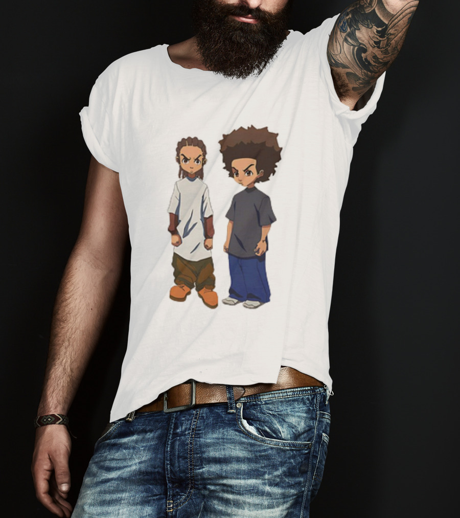 The Boondocks Huey And Riley Duo T-Shirt