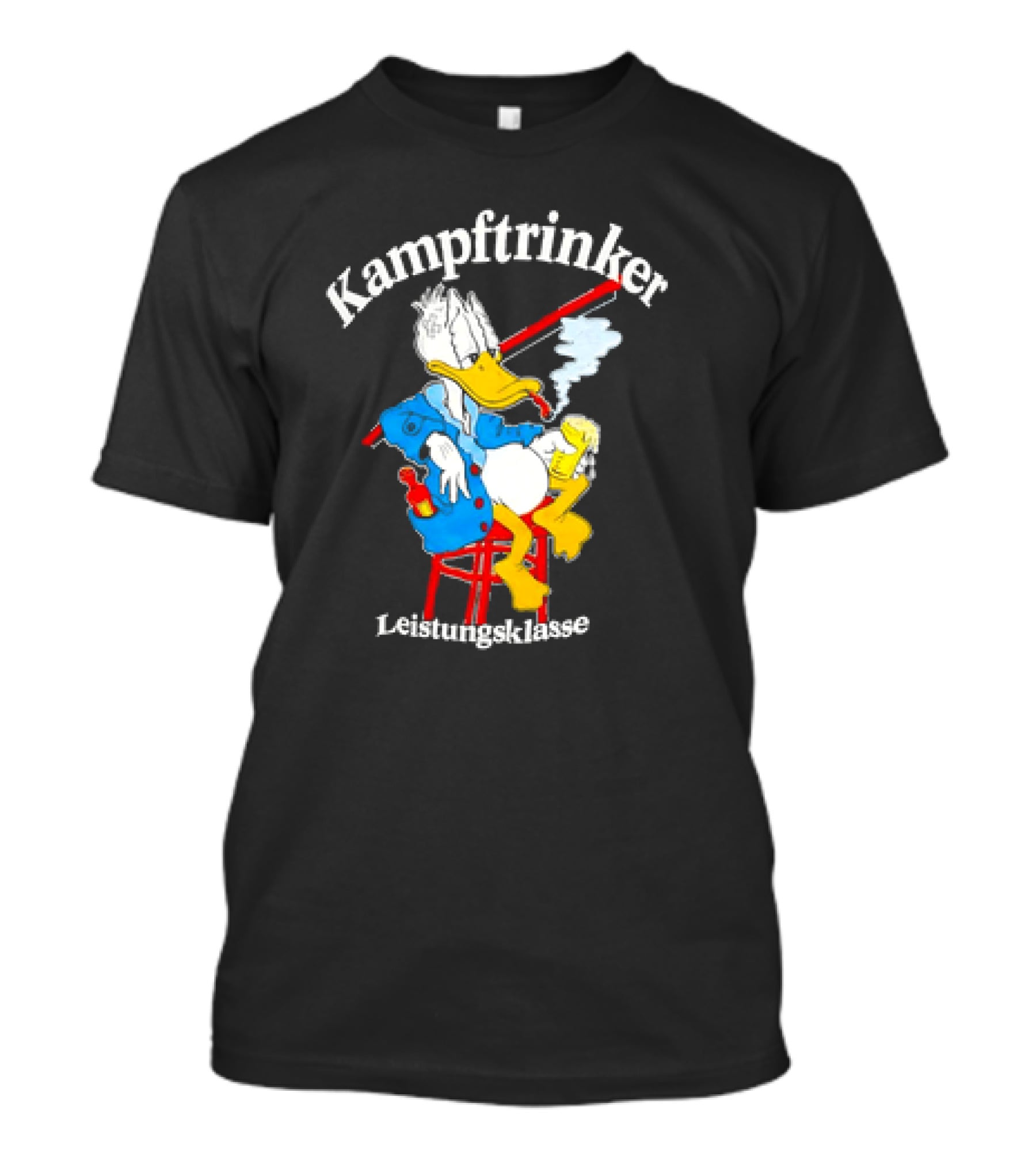 Kampftrinker Leistungsklasse Donald Duck Retro T-Shirt