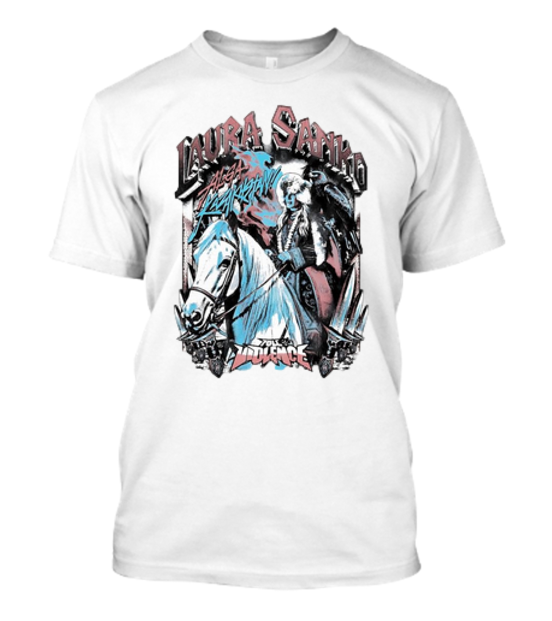 Laura Sanko Mega Manowar Full Violence T-Shirt