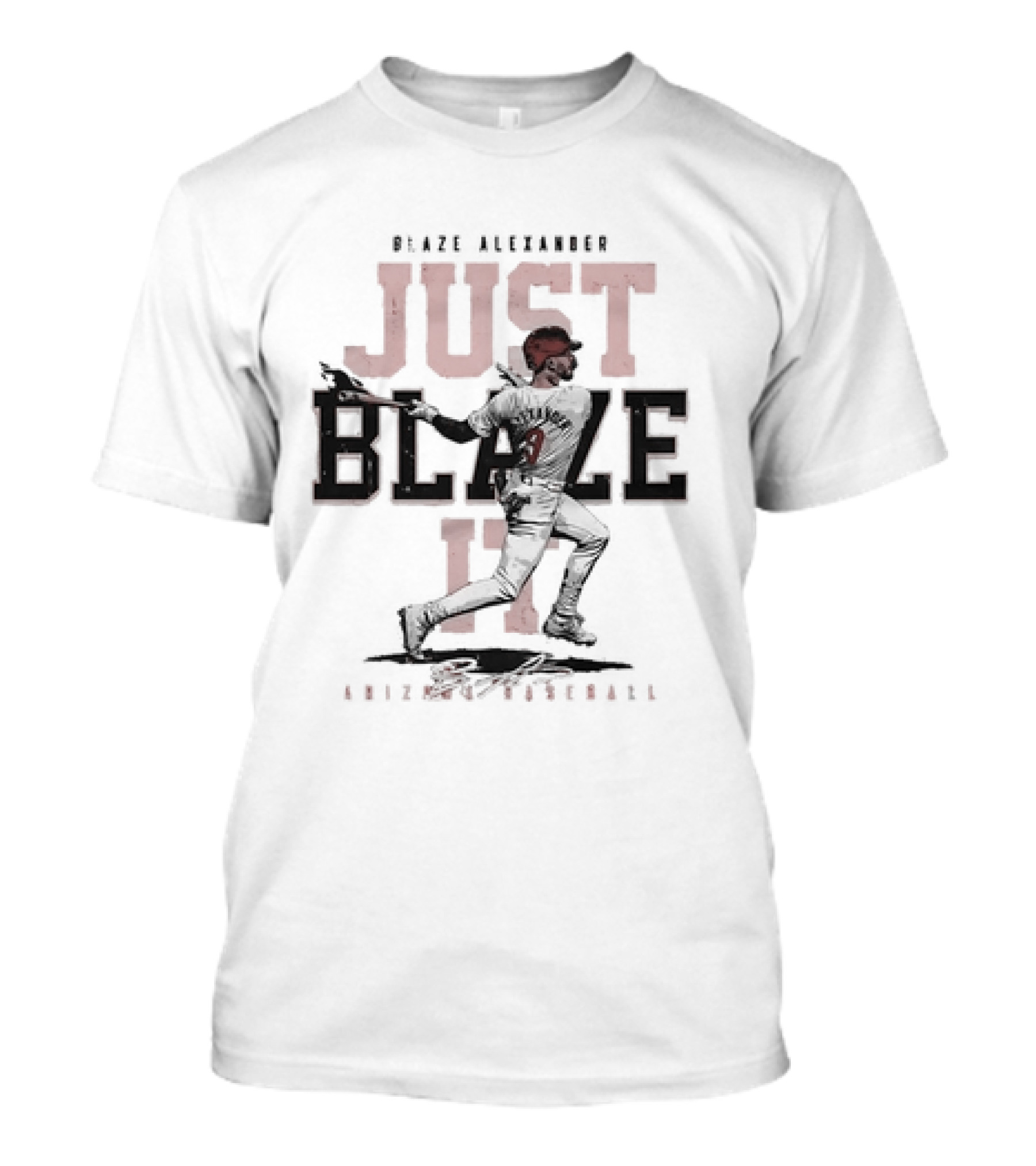 Blaze Alexander Arizona Baseball Just Blaze It T-Shirt