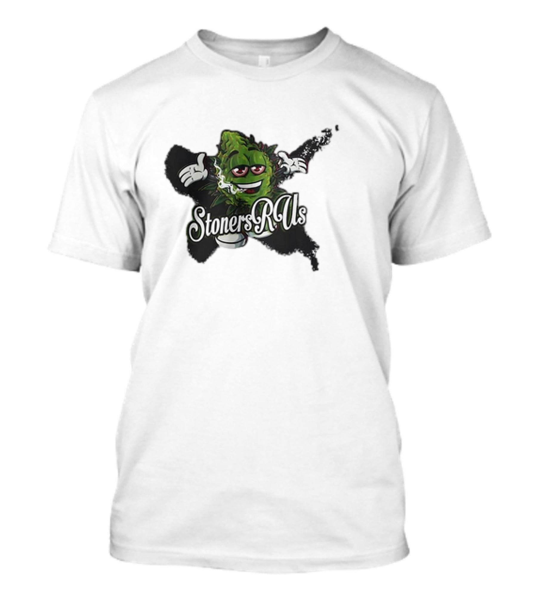Stoners R Us Smoke Weed Leaf Character T-Shirt