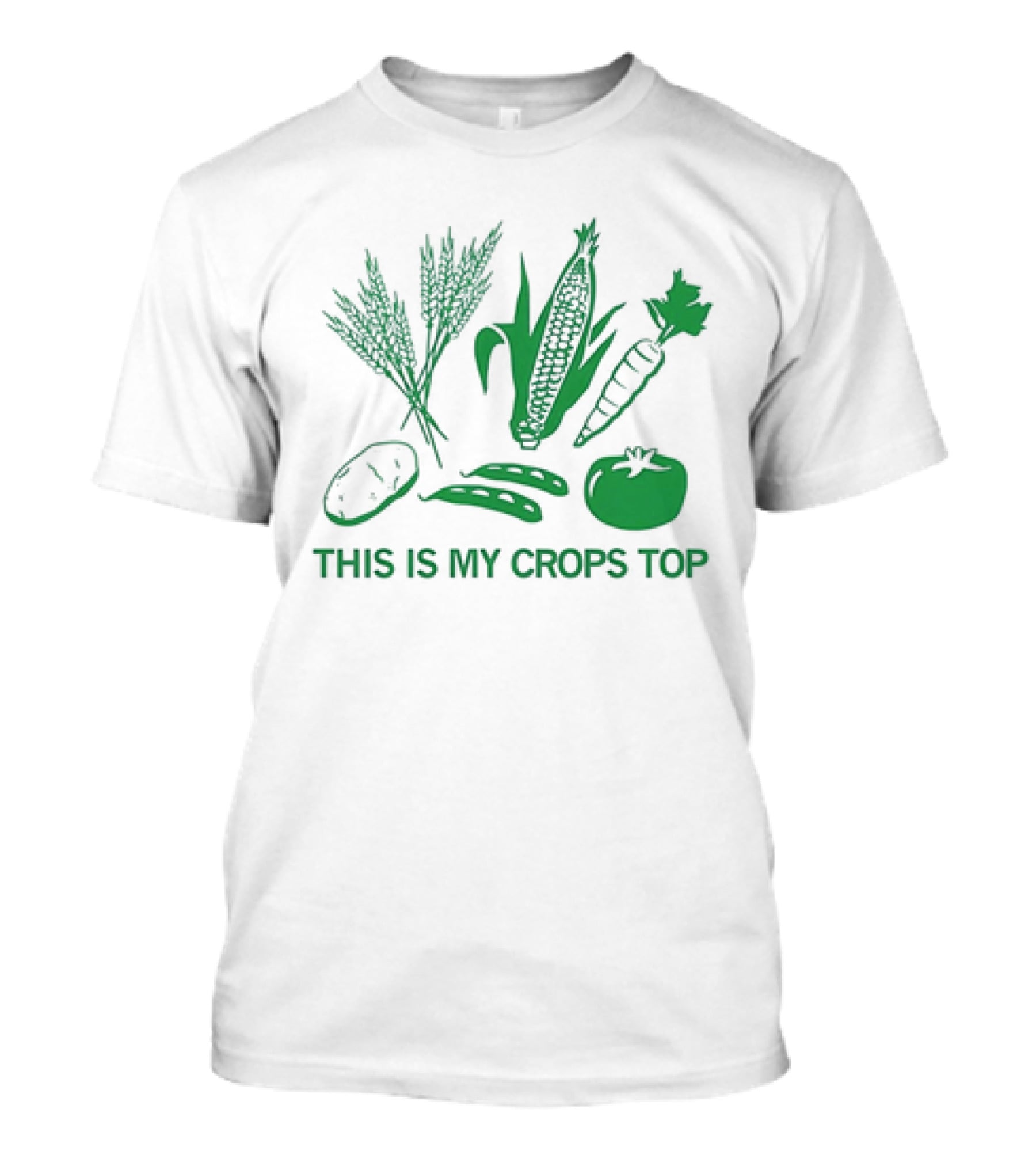 This Is My Crops Top Corn Tomato Carrot Potato Peas T-Shirt