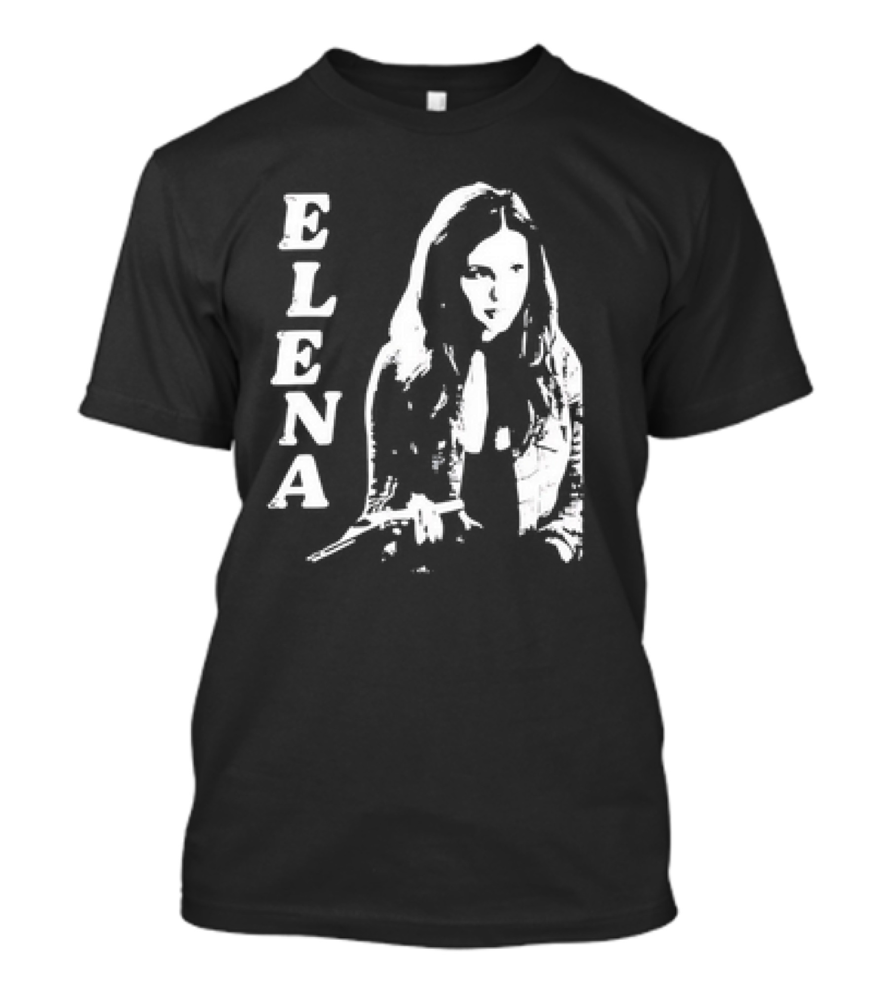 Blankclo Nina Dobrev Reversible Doppelganger Elena T-Shirt
