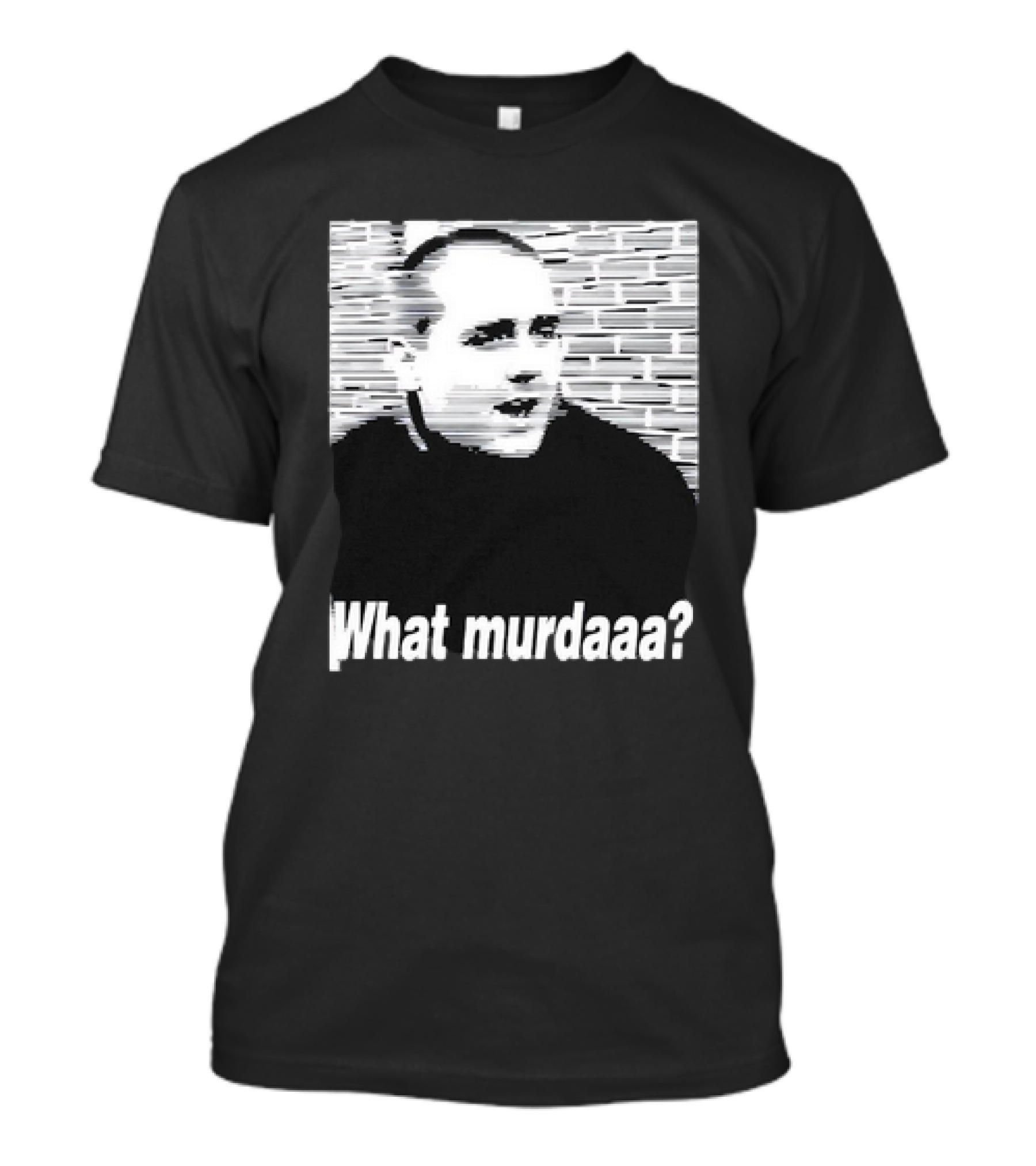 What Murdaaa John Gotti Photo With Distorted Brick Background T-Shirt