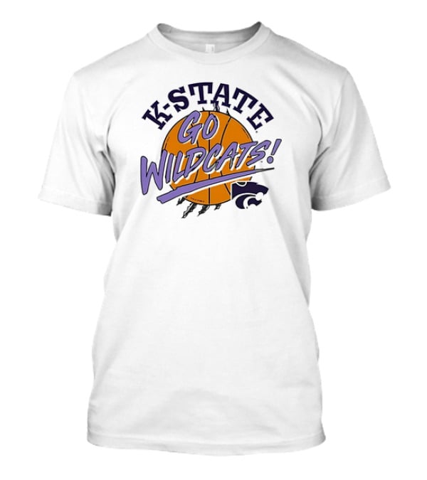 K-State Go Wildcats Basketball T-Shirt
