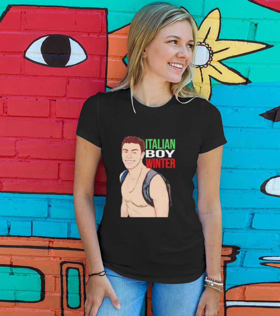 Luigi Mangione Italian Boy Winter Backpack Smiling T-Shirt