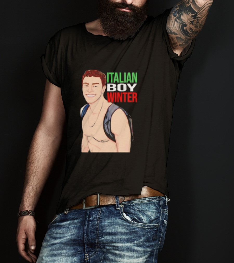 Luigi Mangione Italian Boy Winter Backpack Smiling T-Shirt