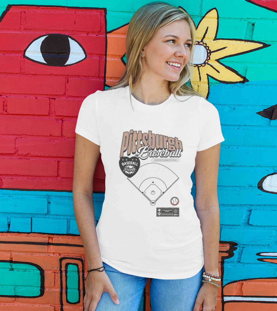 Pittsburgh Baseball Everyone’s Favorite Pastime Field T-Shirt