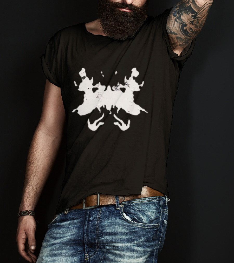 Angel Fish Rorschach Inkblot Symmetry T-Shirt