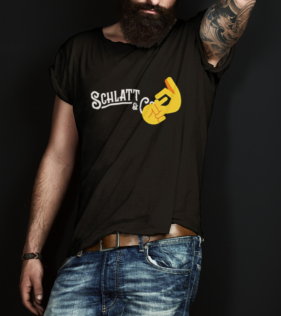Schlatt And CO Hand Emoji Gesture T-Shirt