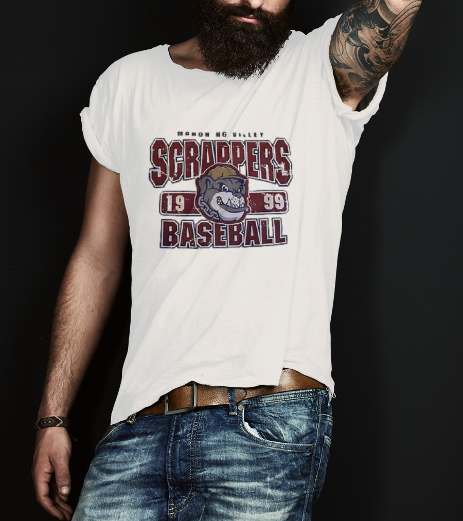 Mahoning Valley Scrappers Baseball 1999 Vintage T-Shirt