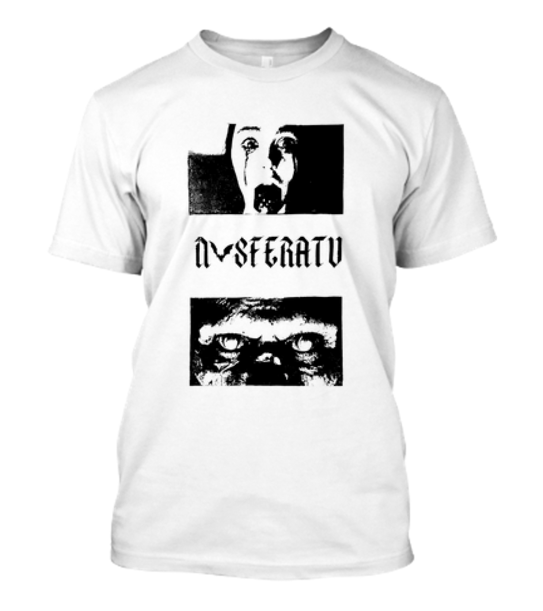 Nosferatu Classic Horror Vampire Face And Eyes T-Shirt