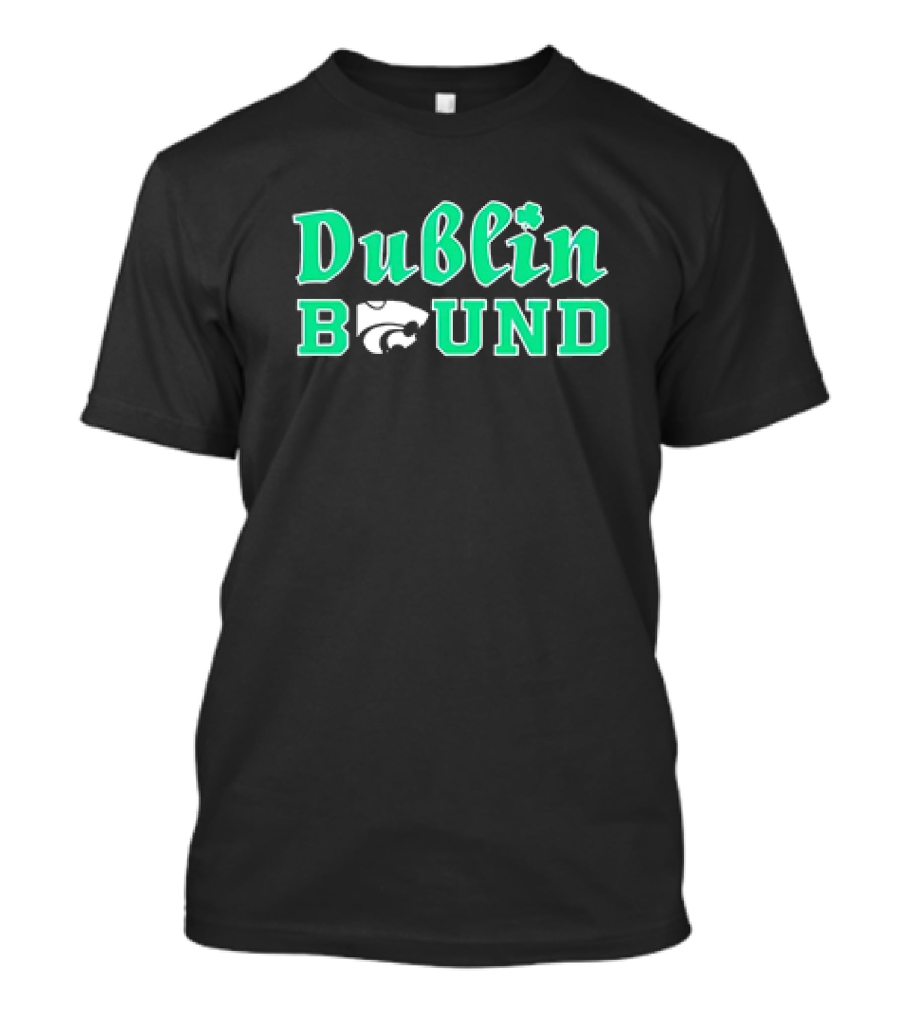 Kansas State Wildcats Dublin Bound Football T-Shirt
