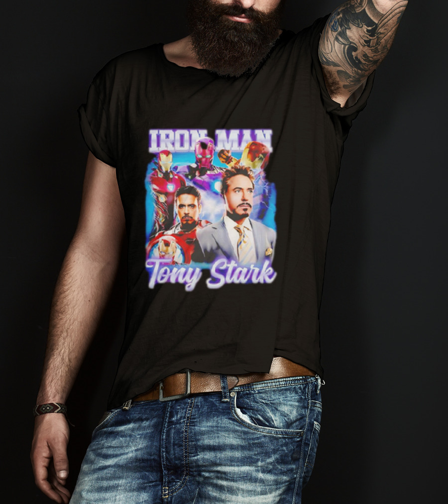 Iron Man Tony Stark Marvel Studio T-Shirt
