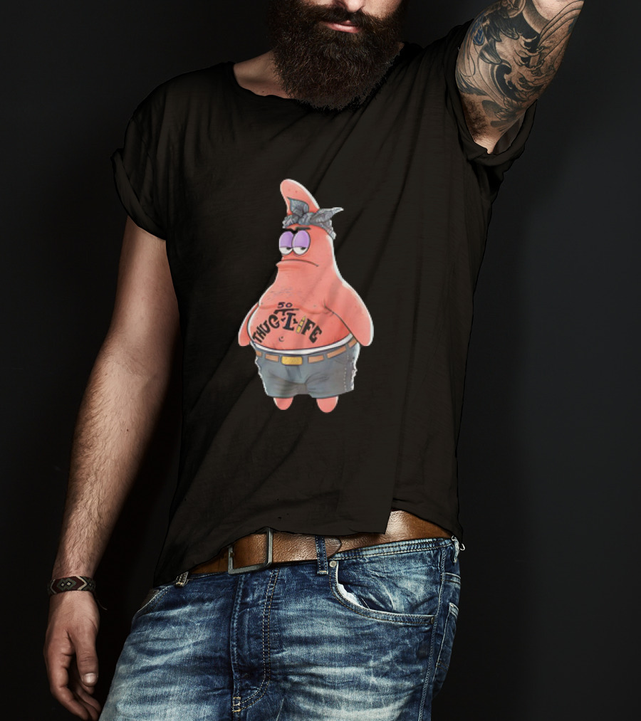 Patrick Star Thug Life So Gangster T-Shirt