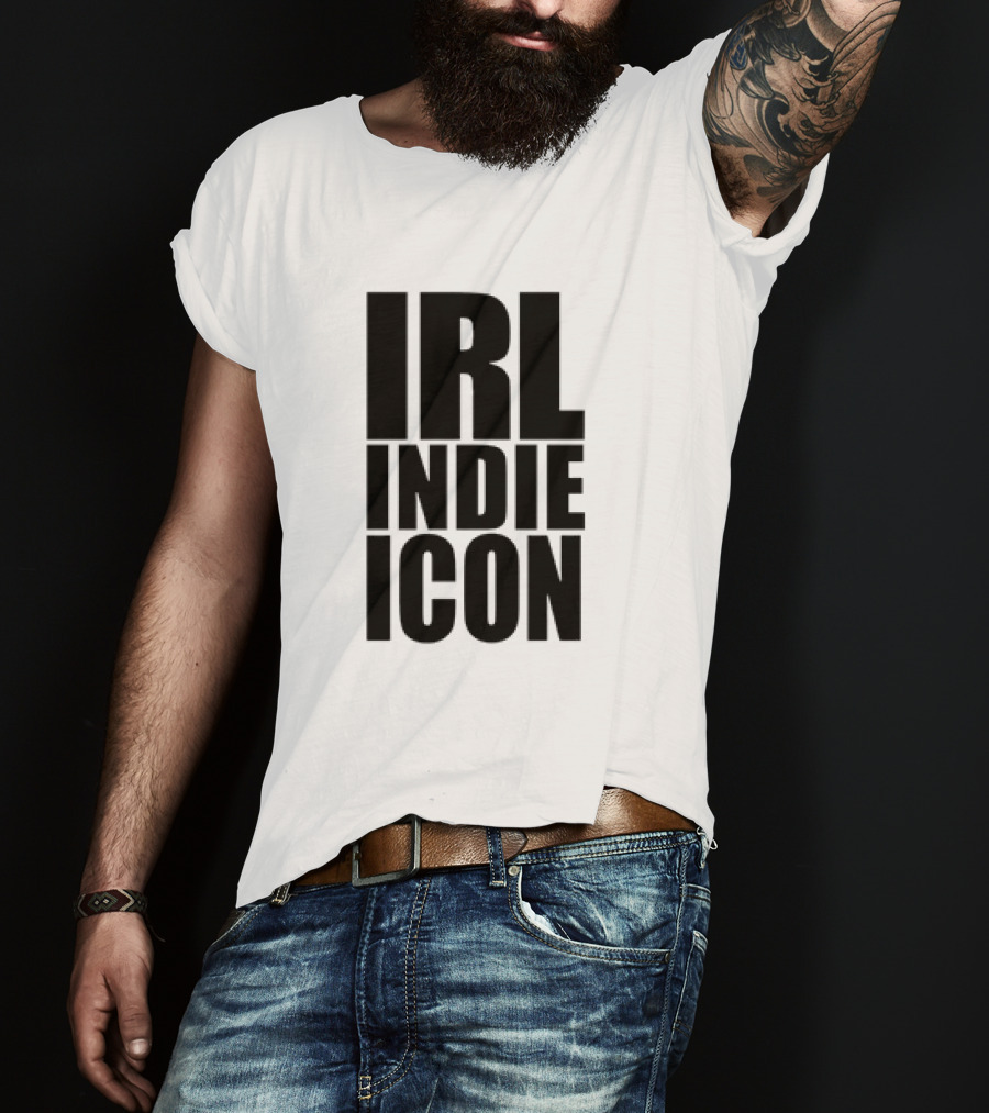 IRL Indie Icon Text Block T-Shirt