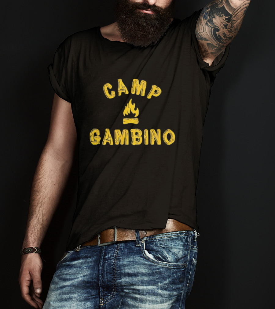 Camp Gambino Campfire Theme T-Shirt