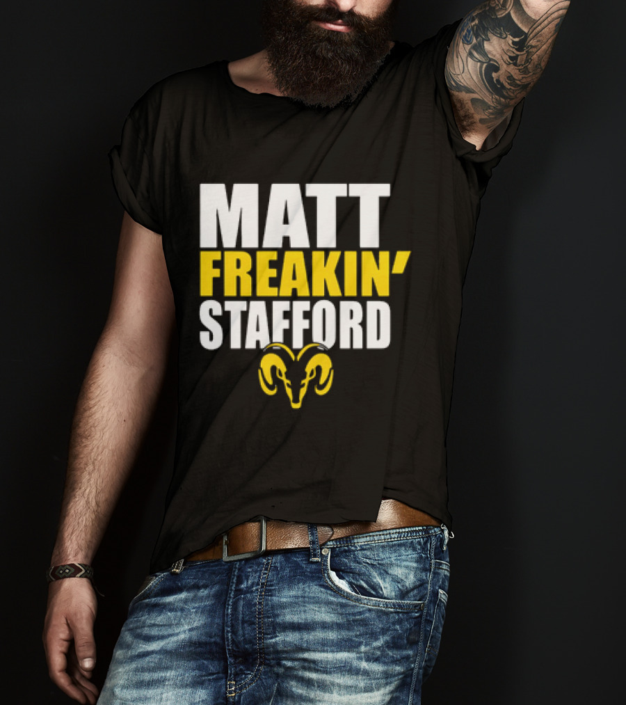 Los Angeles Rams Matt Freakin’ Stafford Iconic Ram T-Shirt
