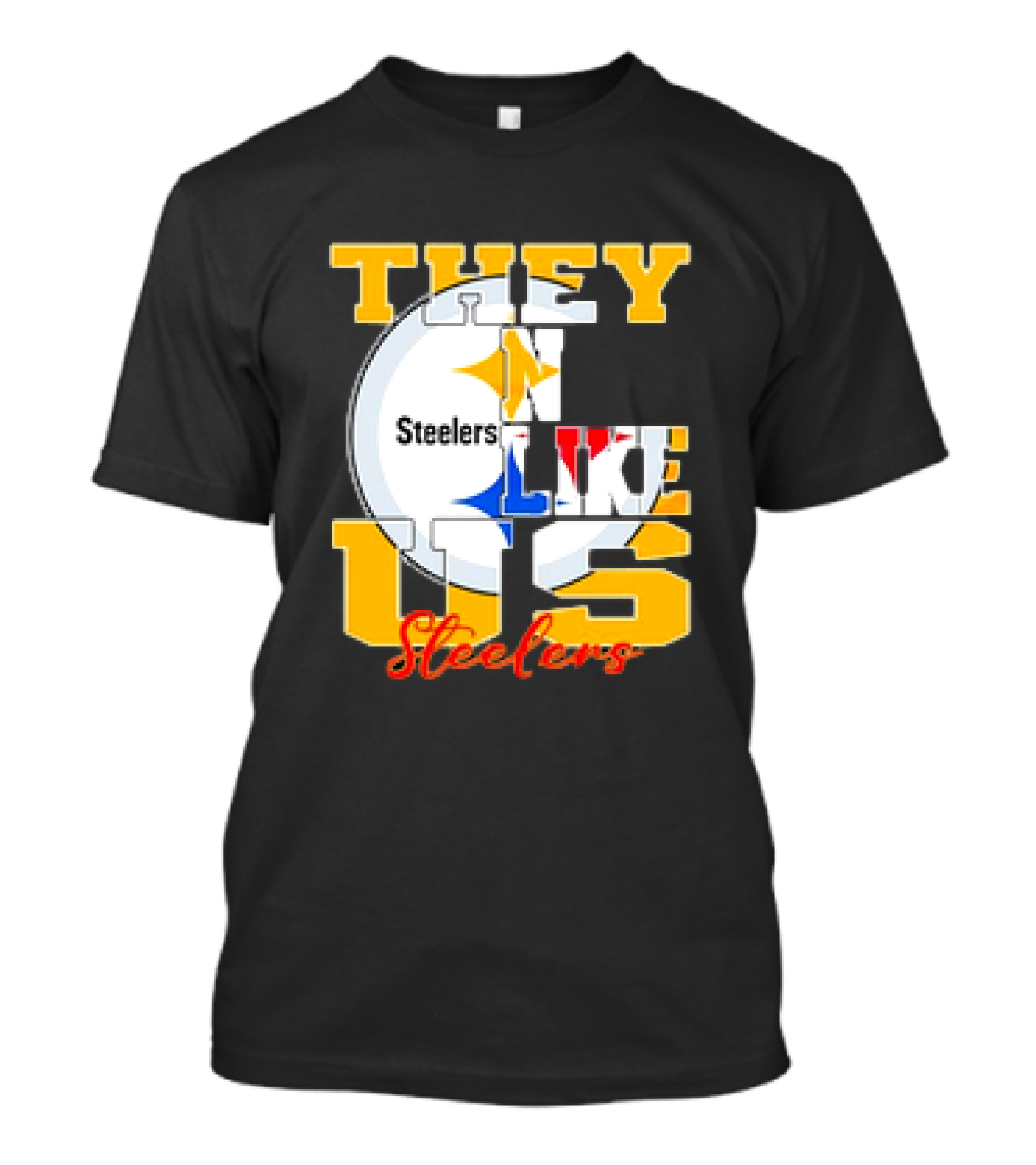 Pittsburgh Steelers NFL Football They Not Like Us T-Shirt