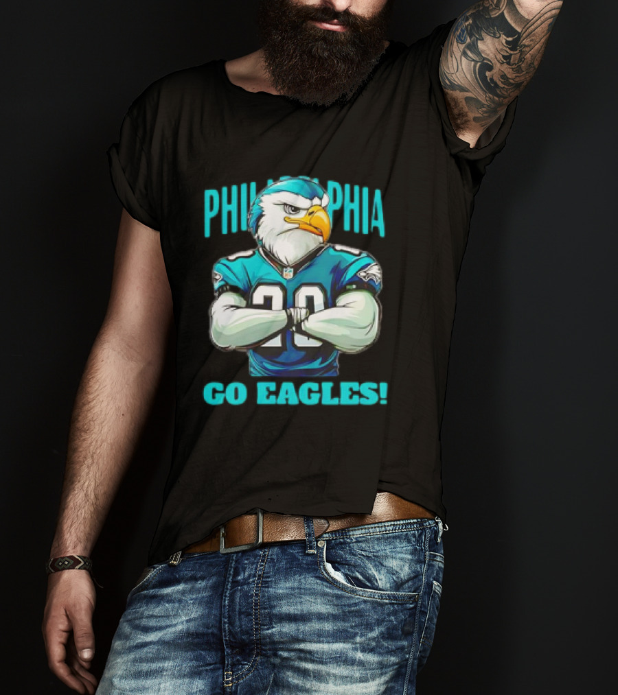 Philadelphia Eagles Mascot Go Eagles NFL Football T-Shirt