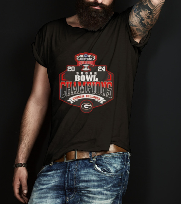 Allstate Sugar Bowl Champions Georgia Bulldogs T-Shirt