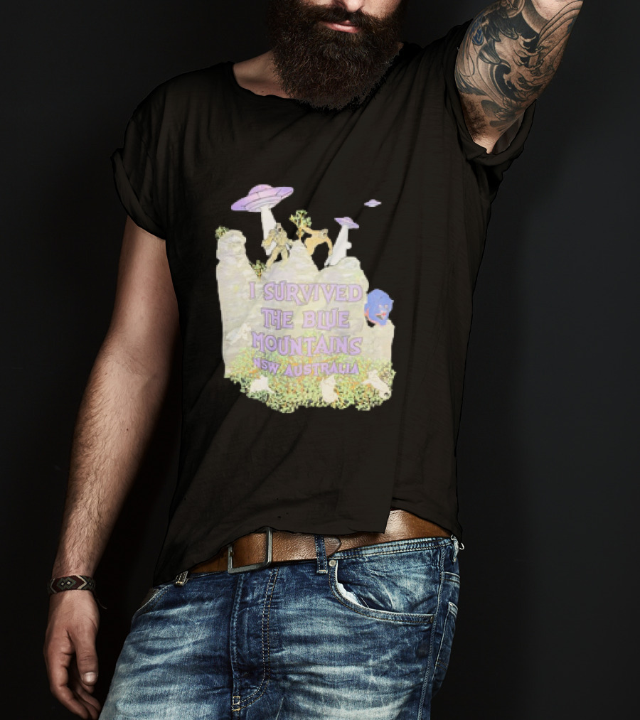 I Survived UFO Encounter In The Blue Mountains NSW Australia T-Shirt