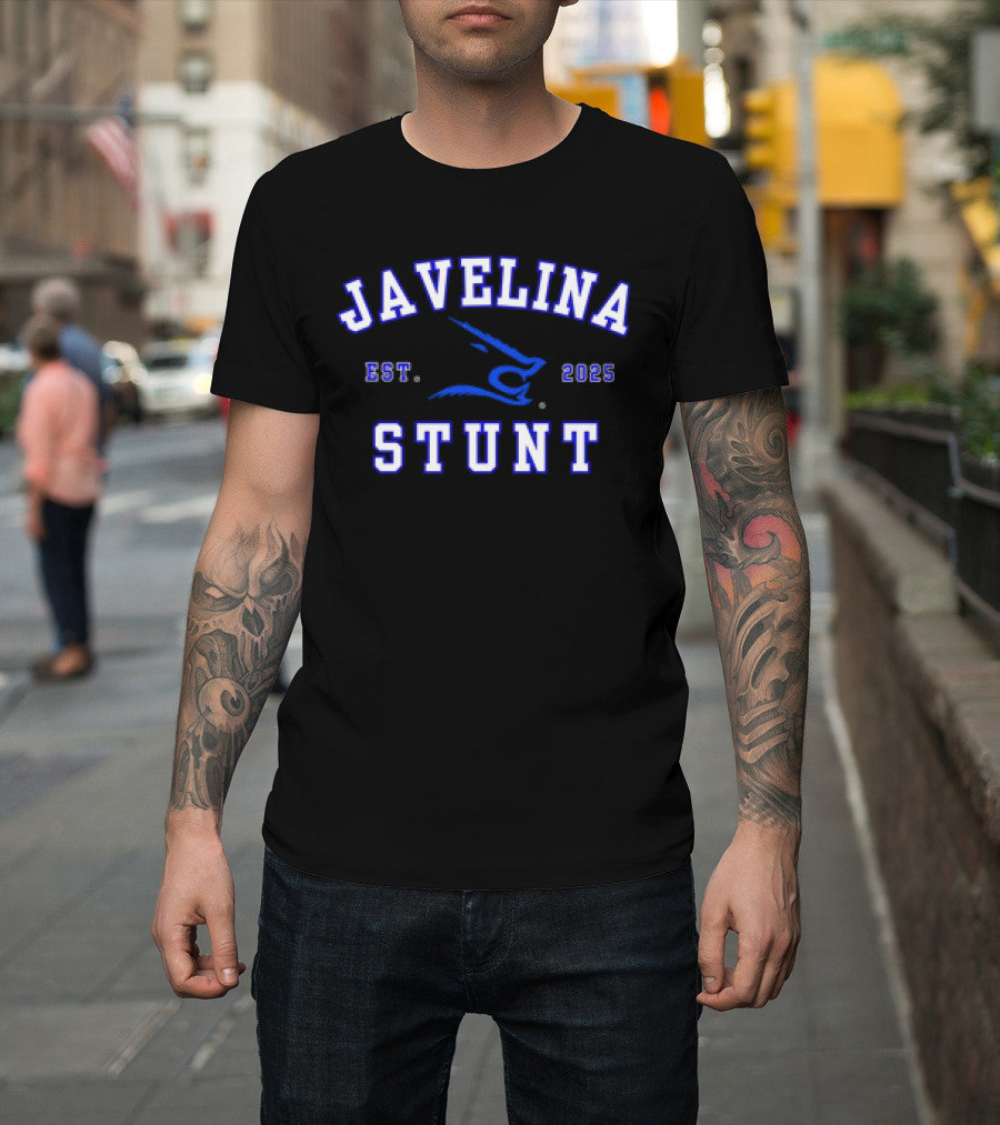 Javelina Stunt Est 2025 Athletic Mascot T-Shirt