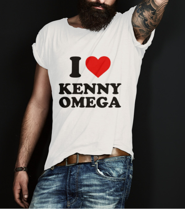I Heart Kenny Omega Wrestler T-Shirt