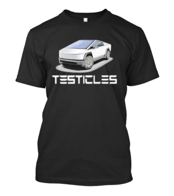 Testicles Cybertruck Parody Vintage Car T-Shirt