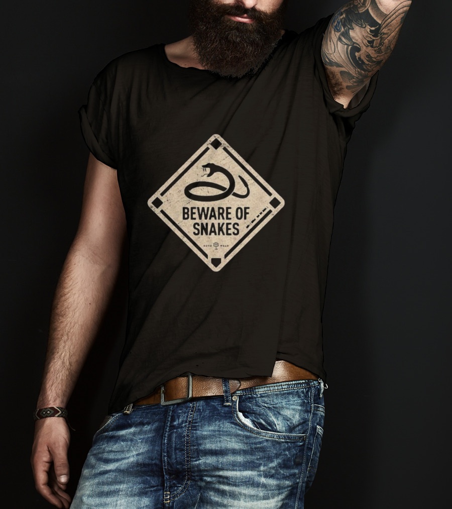 Arizona Diamondbacks Beware Of Snakes Roto Wear T-Shirt